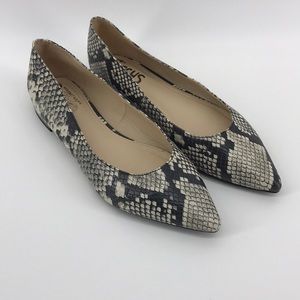 Circus by Sam Edelman Snake Skin Print Flats